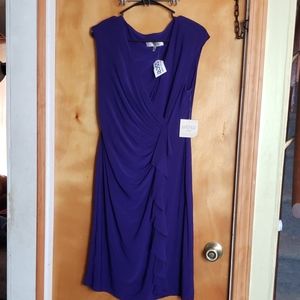 Size 10 Plum Kasper Dress
